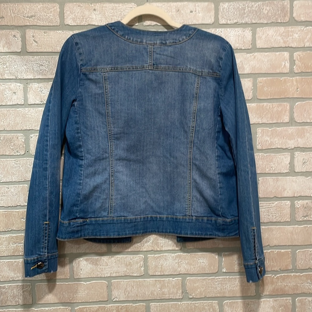Baccini - Blue Denim - Studed Jacket - image 3